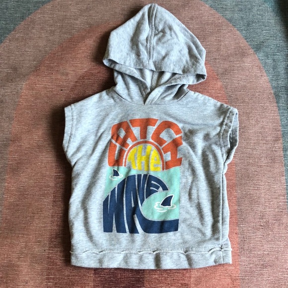 Garanimals Other - Catch The Wave Boho Sleeveless Sweater Hoodie Baby Boy 18 month